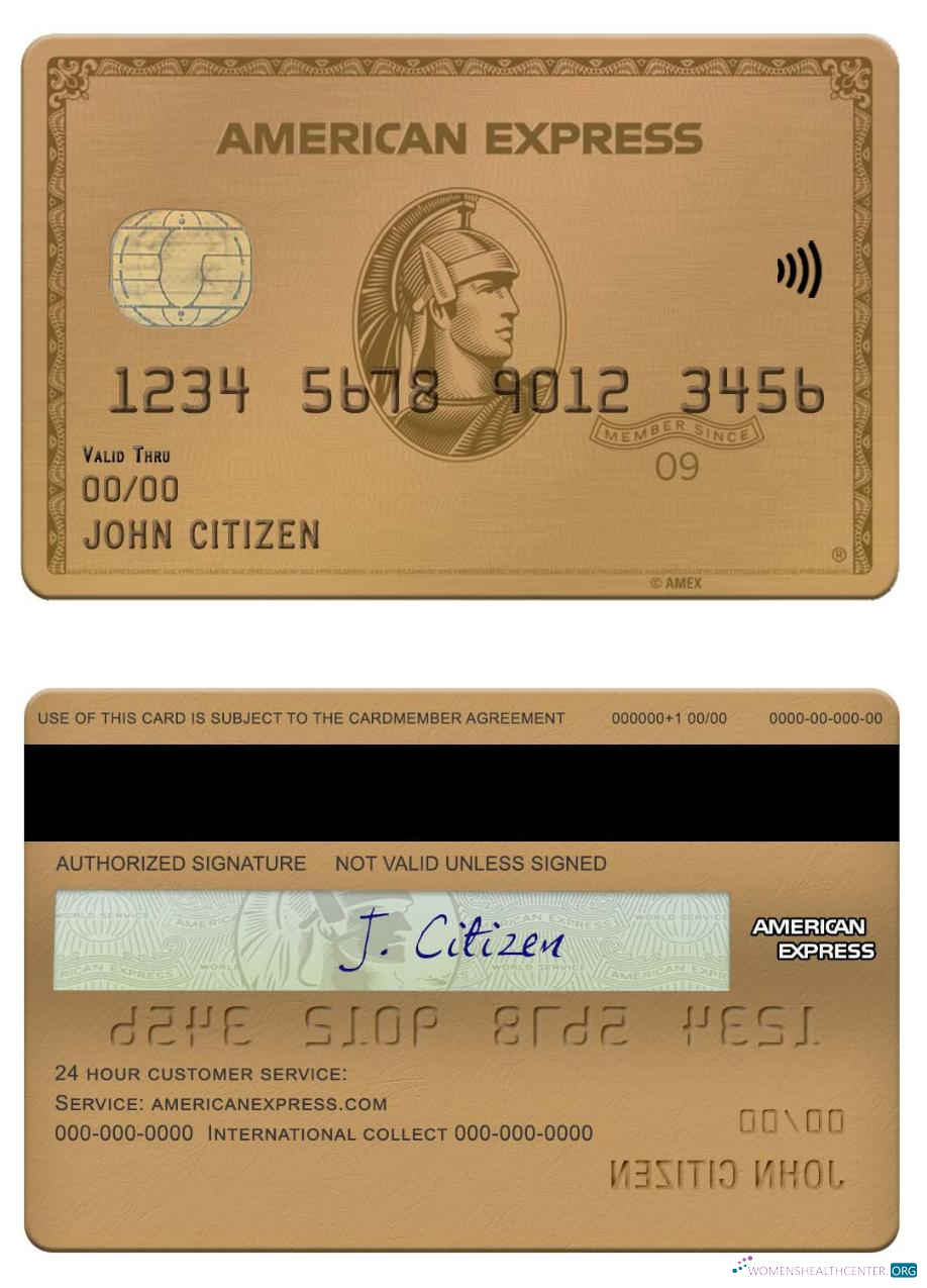 Download USA Maryland Howard Personal bank american express gold card Photoshop template